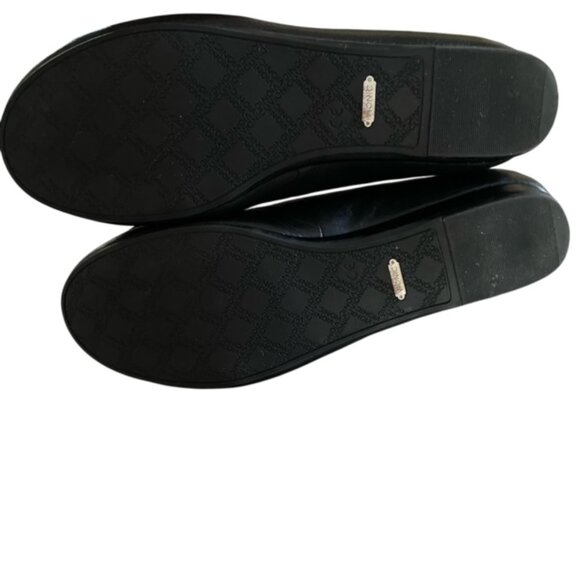 Vionic Lydia Black Leather Bow Wedge 10 - Picture 7 of 7